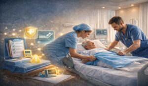 جابه‌جایی بیمار روی تخت